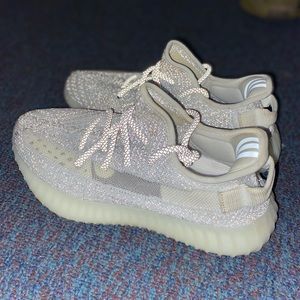 Yeezys White Reflective